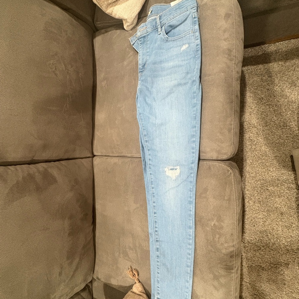 Levi’s High Rise Super Skinny Light Blue Women's Jeans